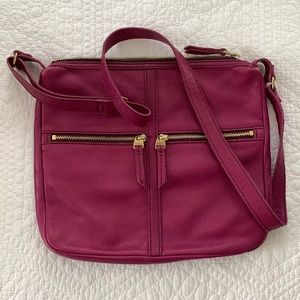 Berry fossil cross body purse